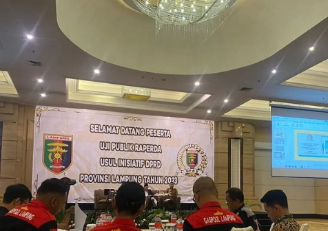 DPRD Provinsi Lampung Gelar Uji Publik Raperda Usul Inisiatif